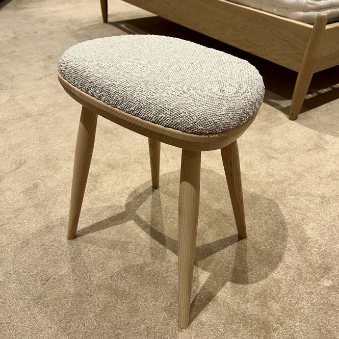 Ercol Upholstered Saddle Stool - Cancelled Order