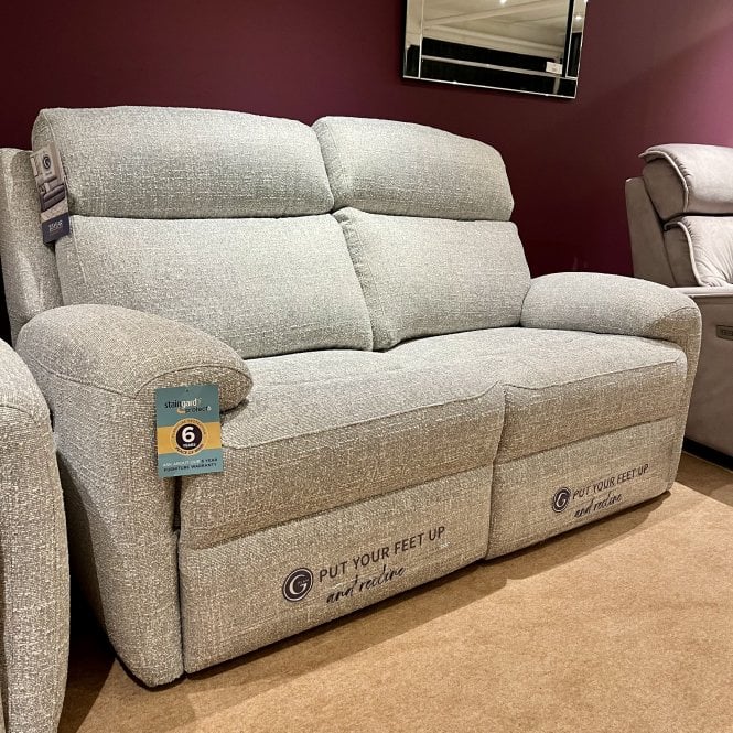 G Plan Hardy 2 Seater Electric Power Recliner with Heated Seats & Lumbar - Clearance