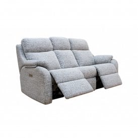 Kingsbury 3 Seater Electric Recliner Sofa With Power Headrests & Lumbar