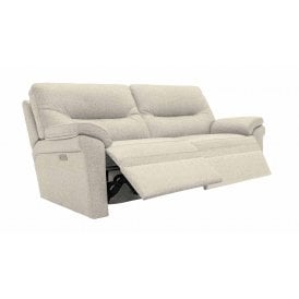 Seattle 3 Seater Electric Recliner Sofa - Power Lumbar