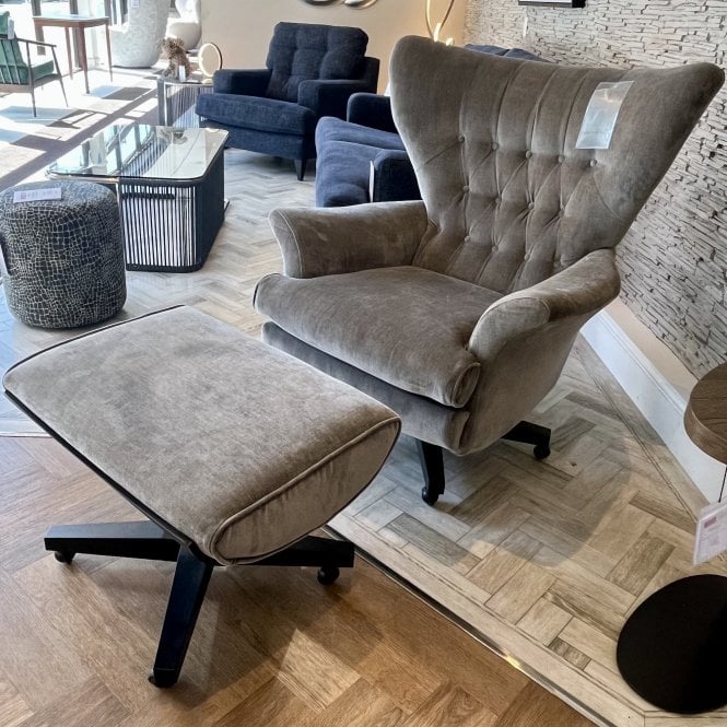 G Plan Vintage Sixty Two Chair & Footstool - Clearance