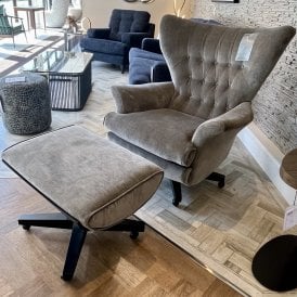 Sixty Two Chair & Footstool - Clearance