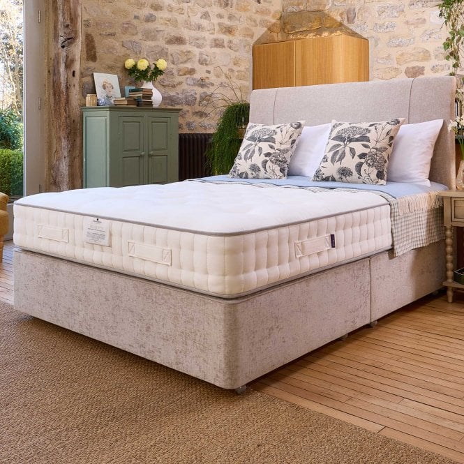Harrison Spinks Silver 6500 Divan Bed & Mattress - No Turn