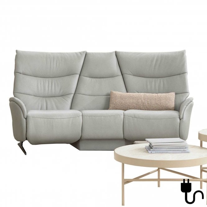 Himolla Azure 3 Seater Curved Electric Recliner Sofa