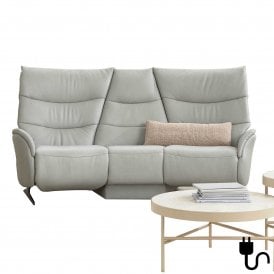 Himolla Azure 3 Seater Curved Electric Recliner Sofa