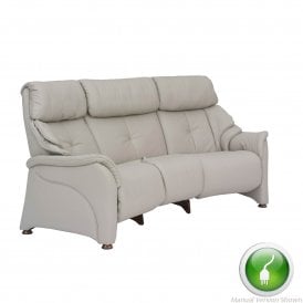 Himolla Chester 3 seater curved electric recliner sofa