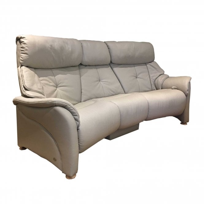 Himolla Chester 3 Seater Curved Electric Reclining Sofa with Retractable Table