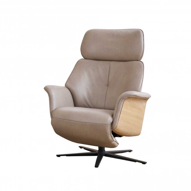 Himolla Juniper Medium Electric Recliner Chair - Wooden Sides