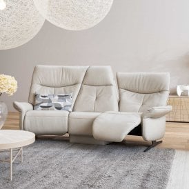 Himolla Loona 3 Seater Curved Electric Recliner Sofa