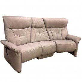 Himolla Lupo Curved Manual Recliner Sofa
