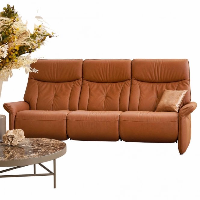 Himolla Lupo 3 Seater Manual Recliner Sofa - 3 Seat Cushions