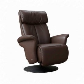 Sinatra Brown Manual Recliner