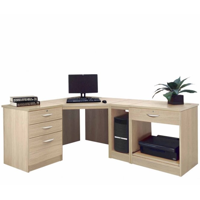 Home Office Furniture Corner Desk Set 18