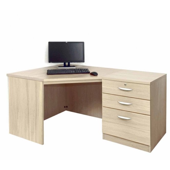 Home Office Furniture Straight Corner Desk Set 7