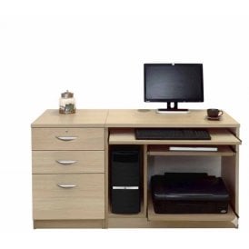 Wide office desk