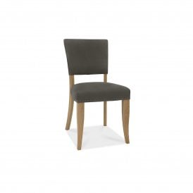 Bentley Designs Indus Grey Leather Chair