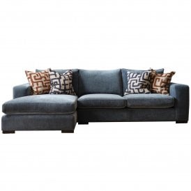 Michigan 2 Seater Compact Chaise Sofa - Left Chaise