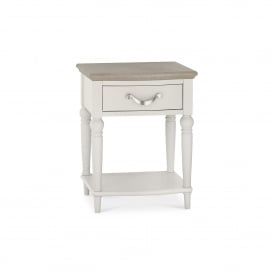Monty 1 Drawer Bedside Chest - Grey Wash
