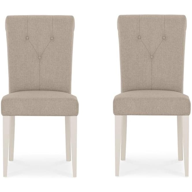 Minerva Monty Rollback Design Chair - Fabric - Pair