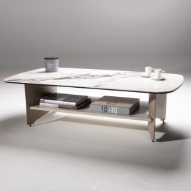 Aspen Rectangular Stone Coffee Table