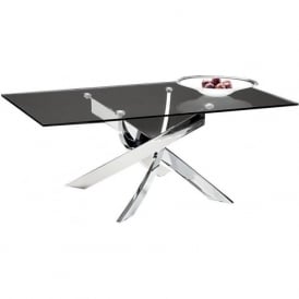 Islington Rectangular Silver Glass Coffee Table