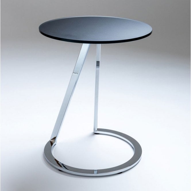 Nord Lincoln Cocktail Table - Black Glass Top