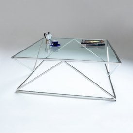 Stainless Steel Square Coffee Table