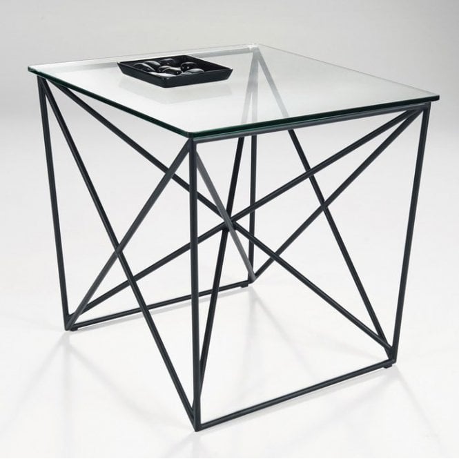 Nord Prism Square Glass Lamp Table