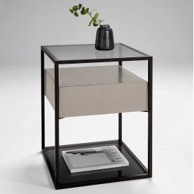 Lamp Table With Drawer
