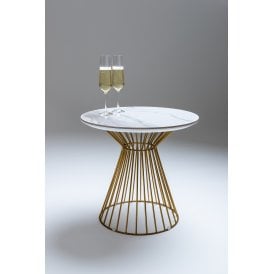 Wireframe lamp table