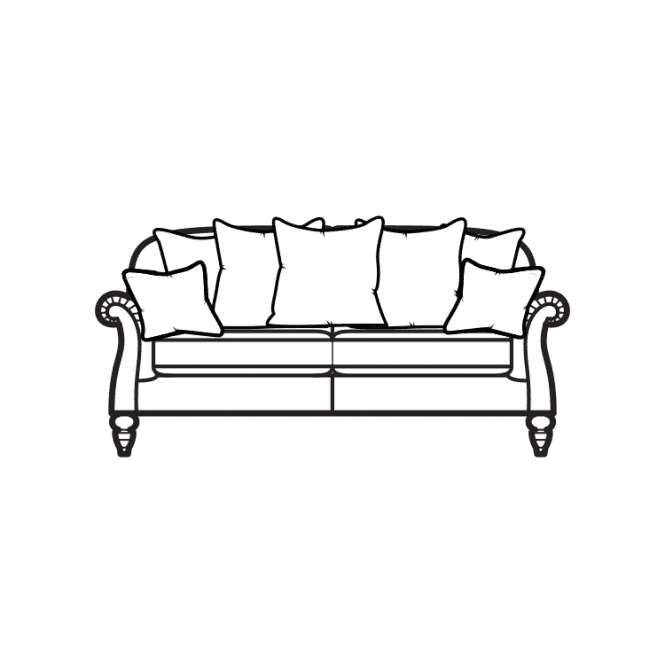 Parker Knoll Eastbury Grand Sofa - Pillow Back