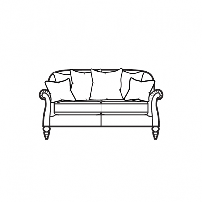 Parker Knoll Eastbury Large 2 Seater Sofa - Pillow Back