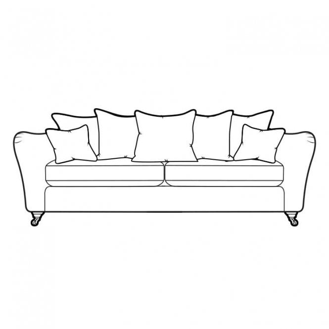 Parker Knoll Harriet Grand Sofa - Pillow Back