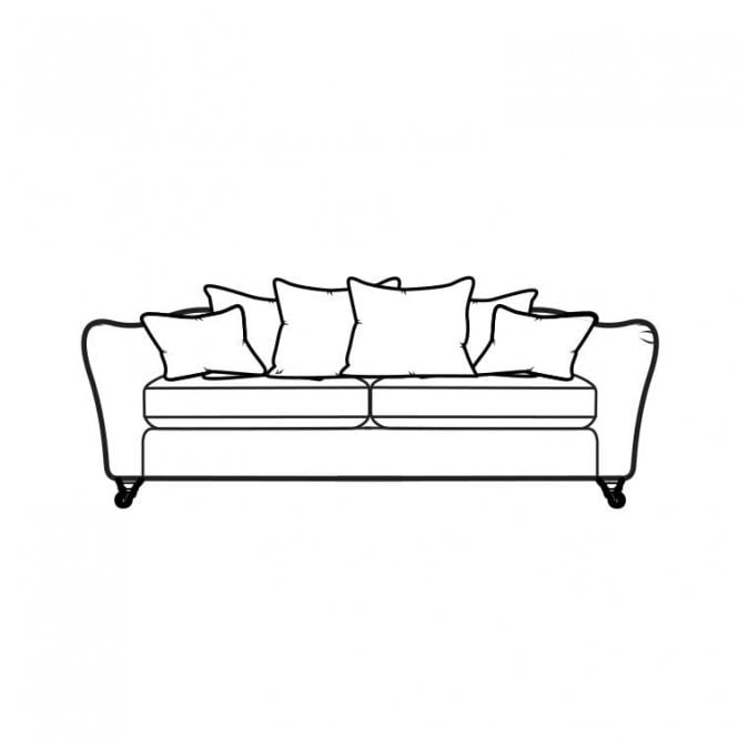Parker Knoll Harriet Large 2 Seater Sofa - Pillow Back