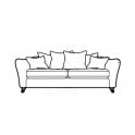Harriet Large 2 Seater Sofa - Pillow Back