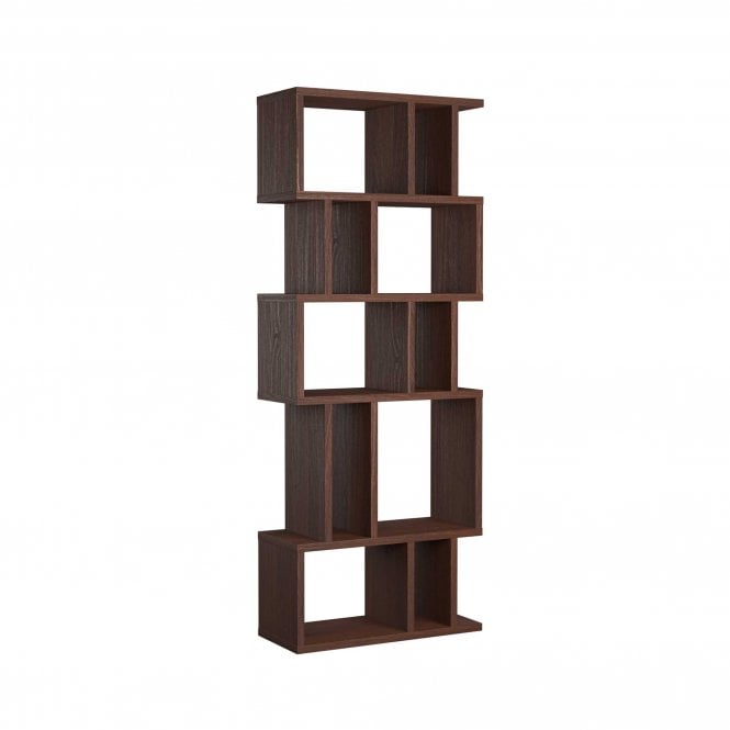 Regal Tall & Narrow Shelving Unit in Walnut