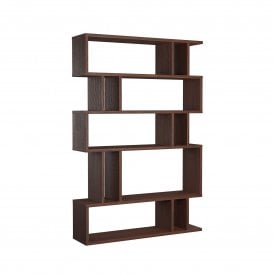 Regal Tall & Wide Shelving Unit in Walnut