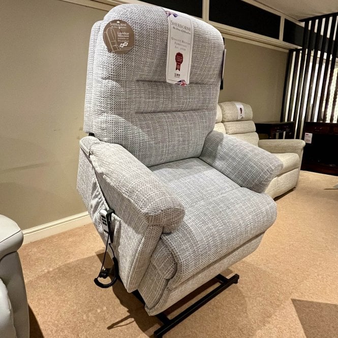 Sherborne Keswick Royale Dual Motor Lift & Rise Recliner Chair in Fabric - Clearance