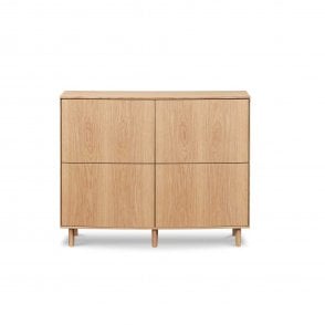 SM412 2 Door Narrow Sideboard - 100cm Wide