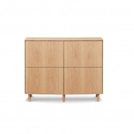 SM412 2 Door Narrow Sideboard - 100cm Wide