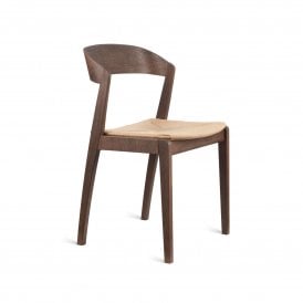 SM827 Woven Wicker Seat Dining Chair