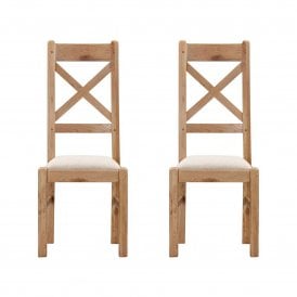 Cross Back Dining Chairs