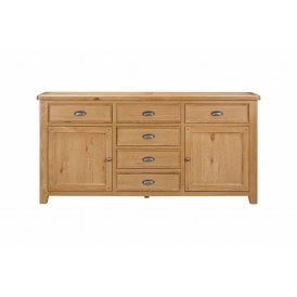 Oakham Oak Extra Large Wide Sideboard - 188cm Wide