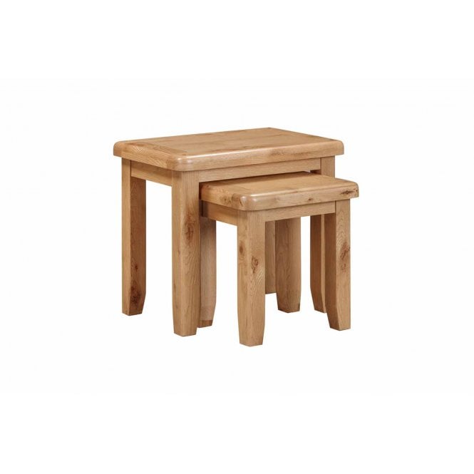 Solis Oakham Oak Nest of Tables