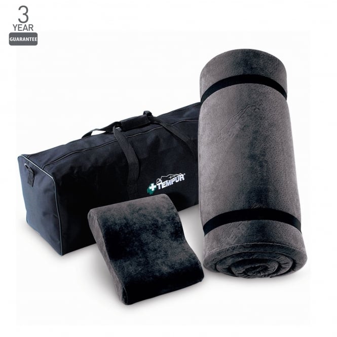 Tempur Travel Set With Travel Pillow and Overlay Mattress