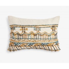 Decorative Lumbar Cushion - Small Embroidered