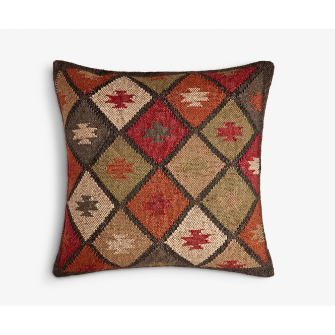Tetrad Decorative Scatter Cushion - Large Square Diamond Multi
