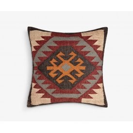 Decorative Scatter Cushion - Large Square Ethnic Plum