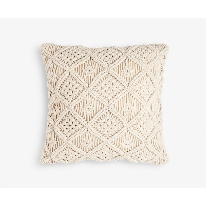Tetrad Decorative Scatter Cushion - Medium Scatter Macrame Crochet