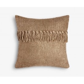 Tetrad Scatter Cushion - Medium Square Brown Tassel - 613